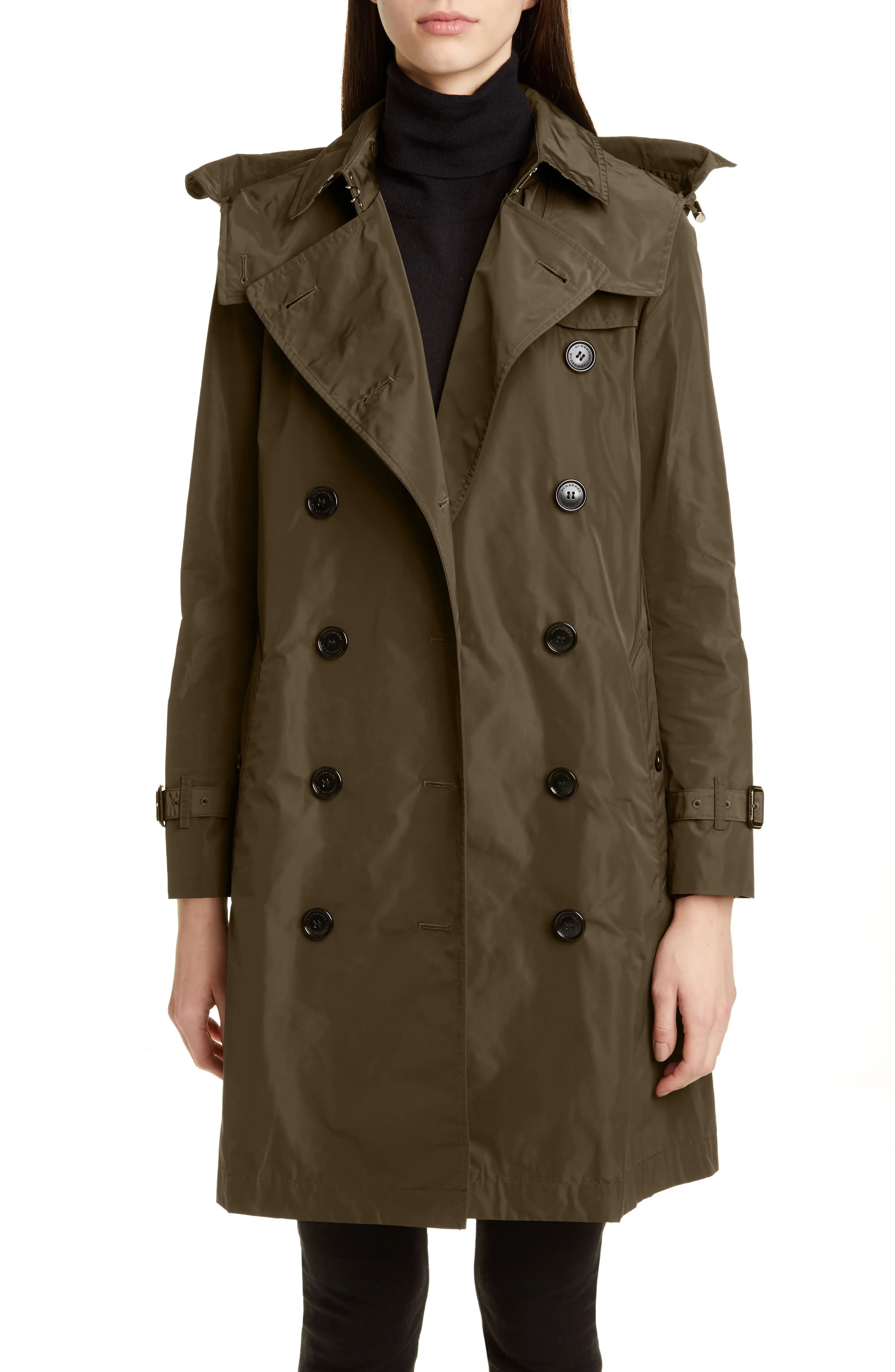 Burberry Kensington Trench Coat with Detachable Hood | Nordstrom | Nordstrom