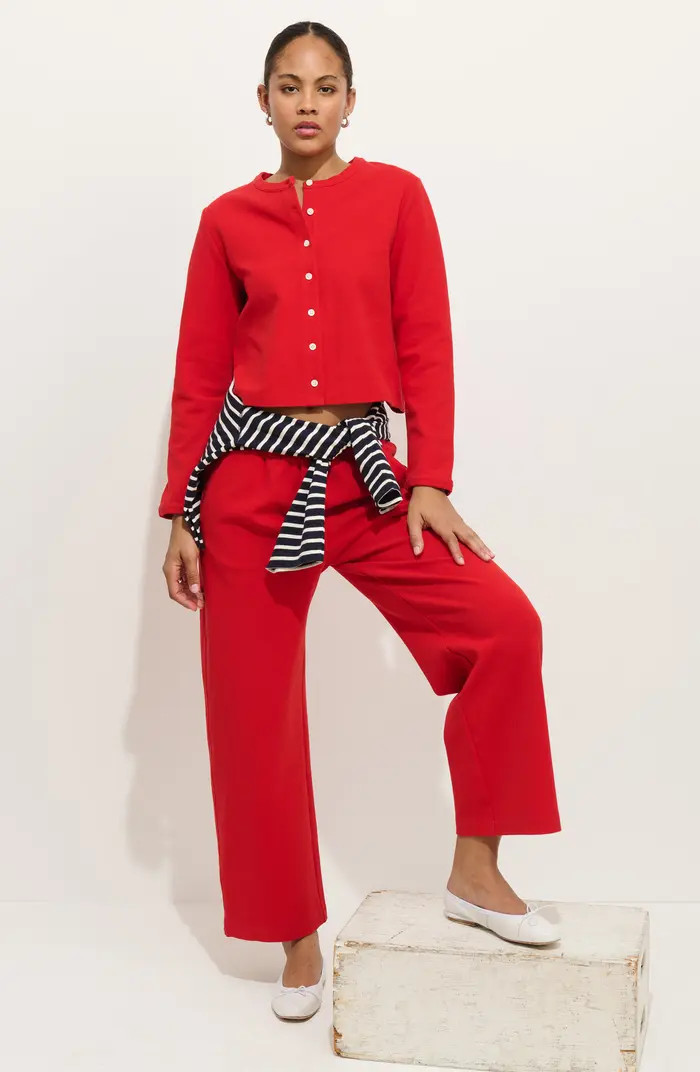Coco Sport Stretch Cotton Cardigan | Nordstrom