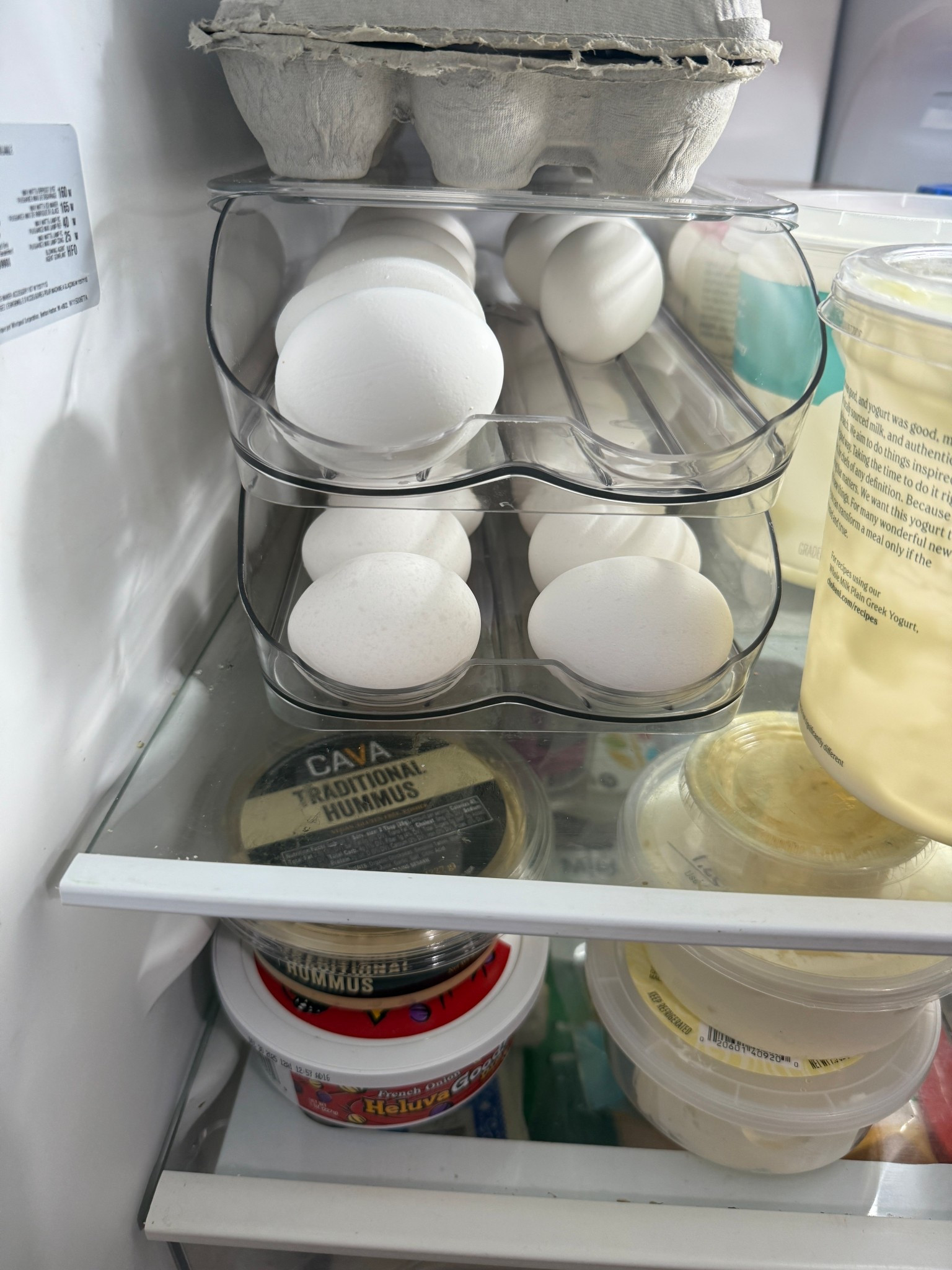 Got this double stack egg rack so we can have hard boiled eggs to grab and go weekly + store our fresh eggs too. 

#LTKmorningroutine #LTKHome #LTKmomlife