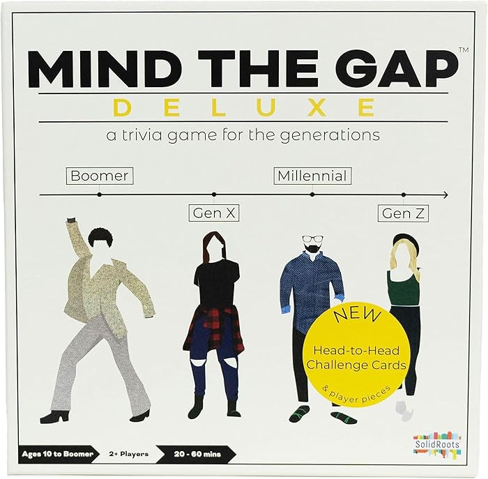 Spin Master Games, Mind The Gap Deluxe Trivia Game, A Board Game for All Generations, Play on Tha... | Amazon (US)