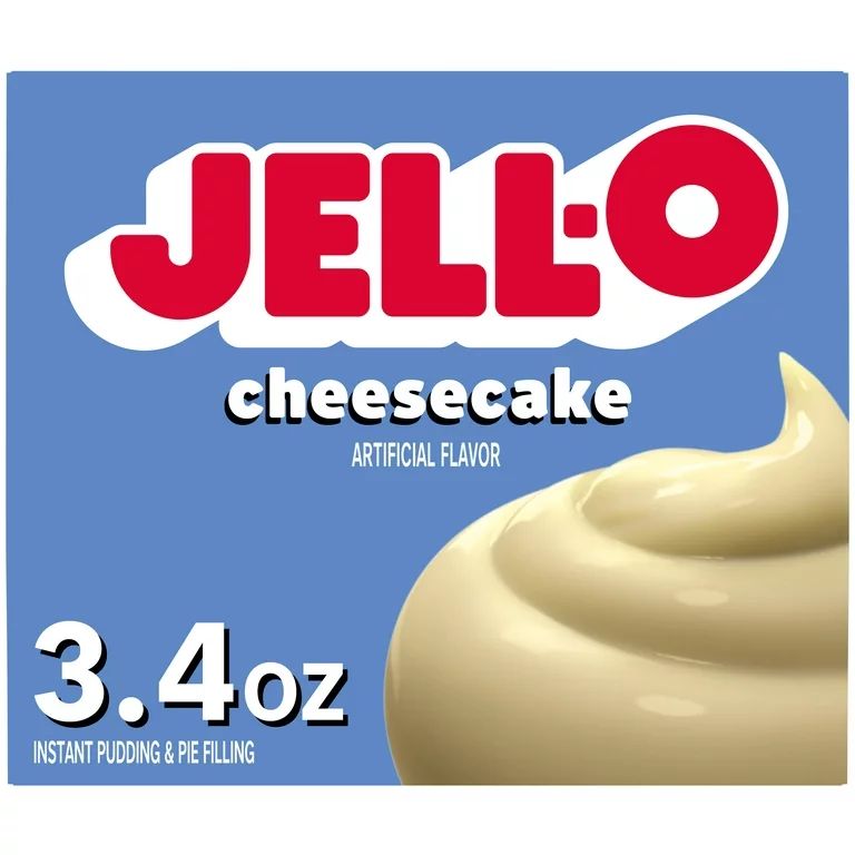 Jell-O Cheesecake Artificially Flavored Instant Pudding & Pie Filling Mix, 3.4 oz Box | Walmart (US)