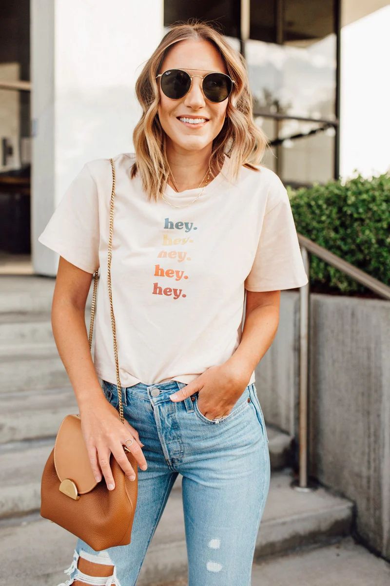 Hey Tee Inspired by Ashley from Twenties Girl Style | Inspired Boutique
