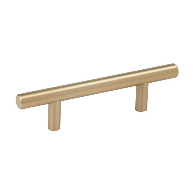 Amerock  Bar Pulls 3-in Center to Center Golden Champagne Cylindrical Bar Drawer Pulls | Lowe's