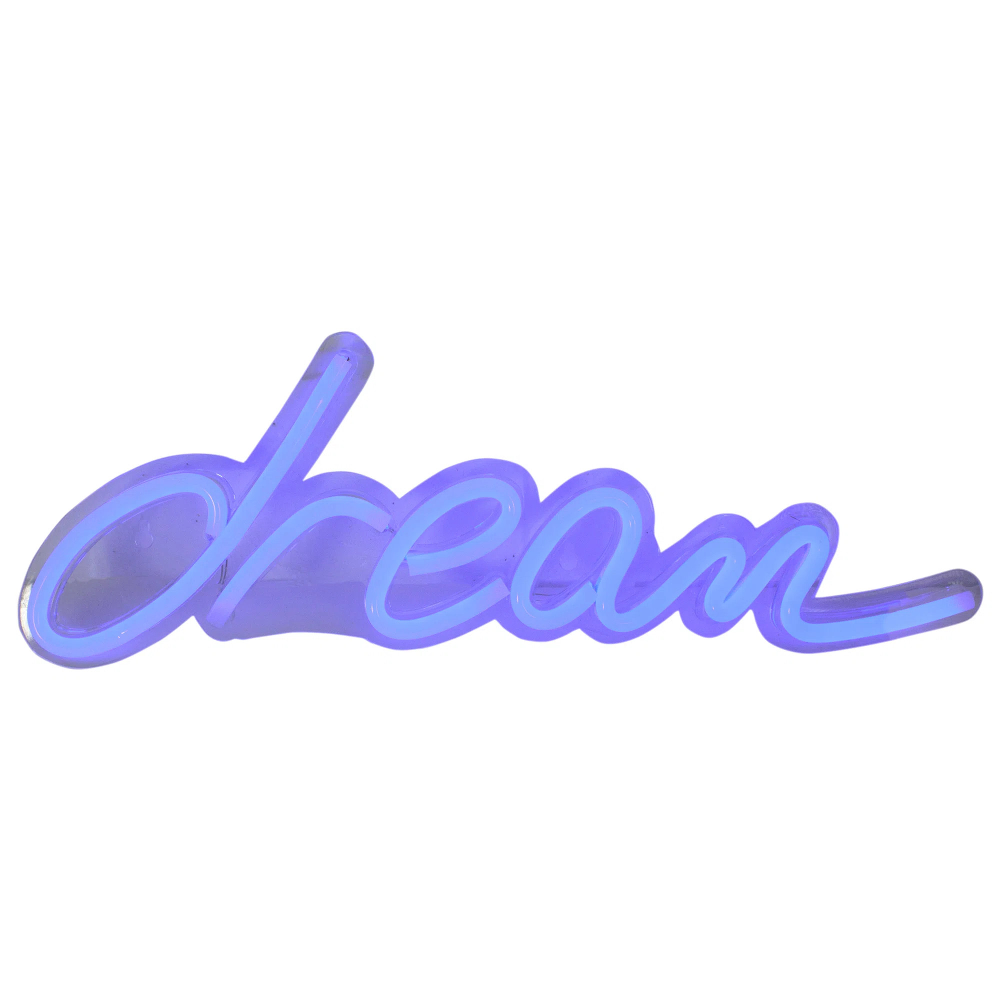 17" Bright Blue Neon Style Dream LED Lighted Wall Sign | Wayfair North America