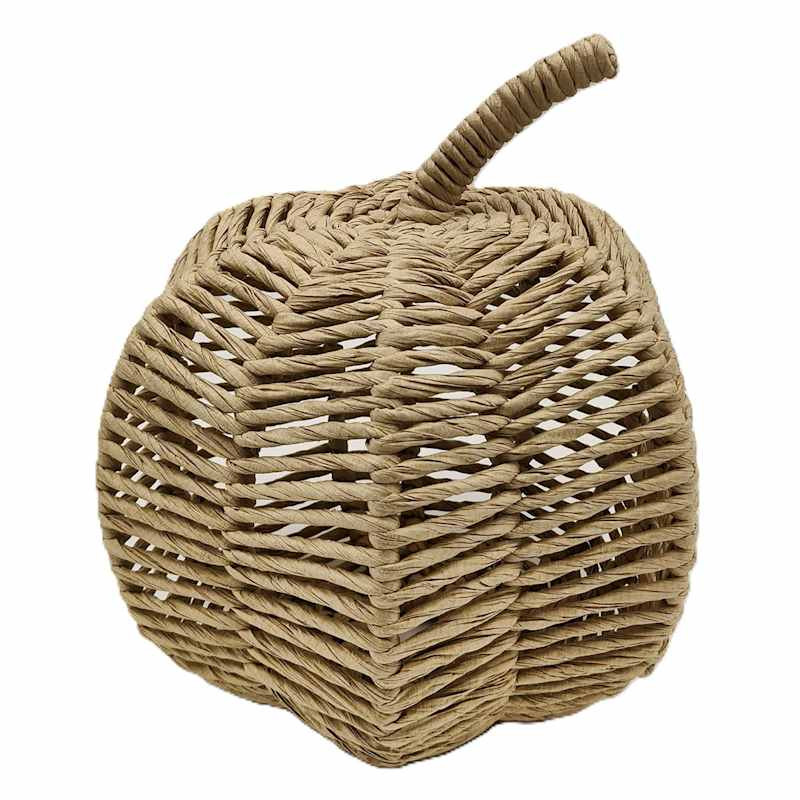 Natural Raffia Pumpkin, 7.5" | At Home