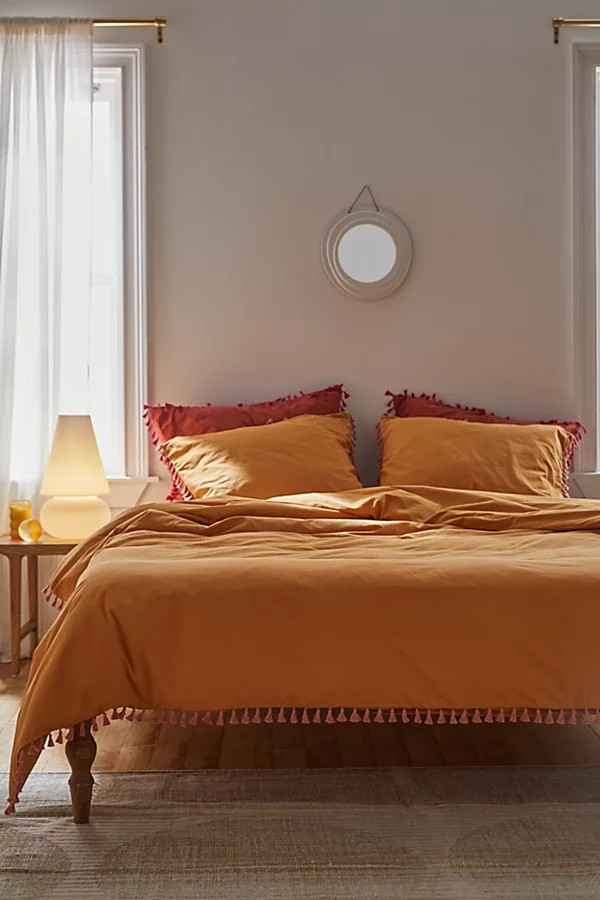 Washed Cotton Duvet Cover | Urban Outfitters (US and RoW)