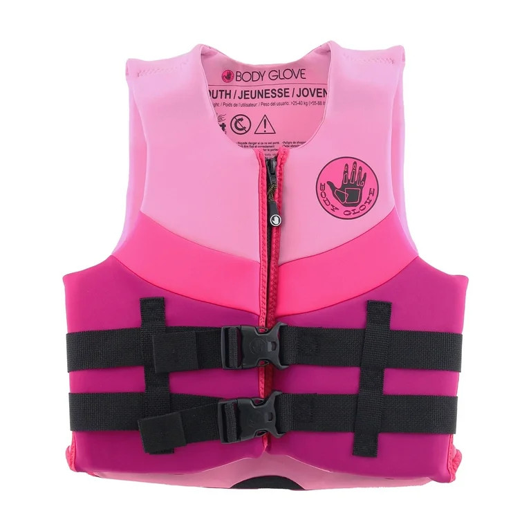Body Glove Youth Neoprene PFD Life Jacket and Vest, Girl, 55-88 lbs., Pink | Walmart (US)