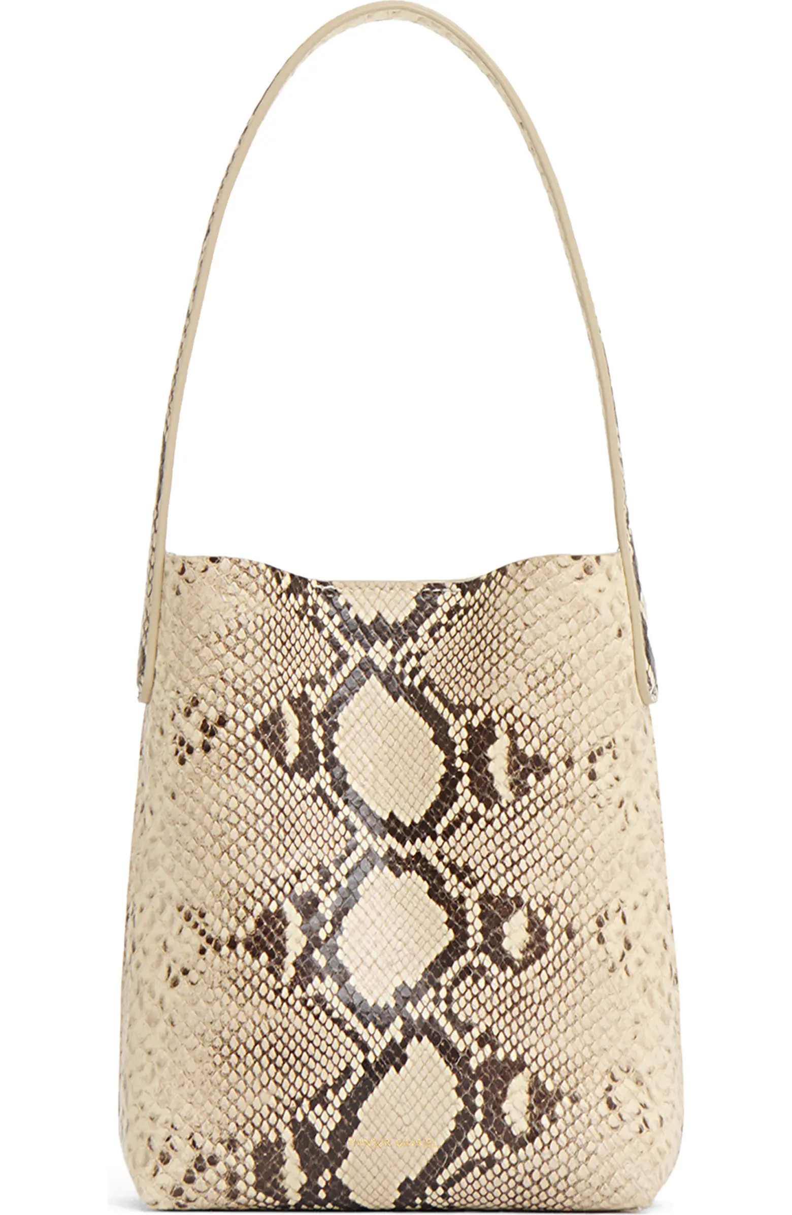 Mansur Gavriel Mini Everyday Cabas Snakeskin Embossed Leather Tote | Nordstrom | Nordstrom