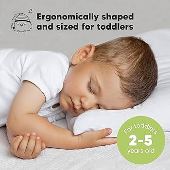 Toddler Pillow with Pillowcase - 13x18 My Little Dreamy Kids Travel Bed Pillows for Sleeping, Org... | Amazon (US)