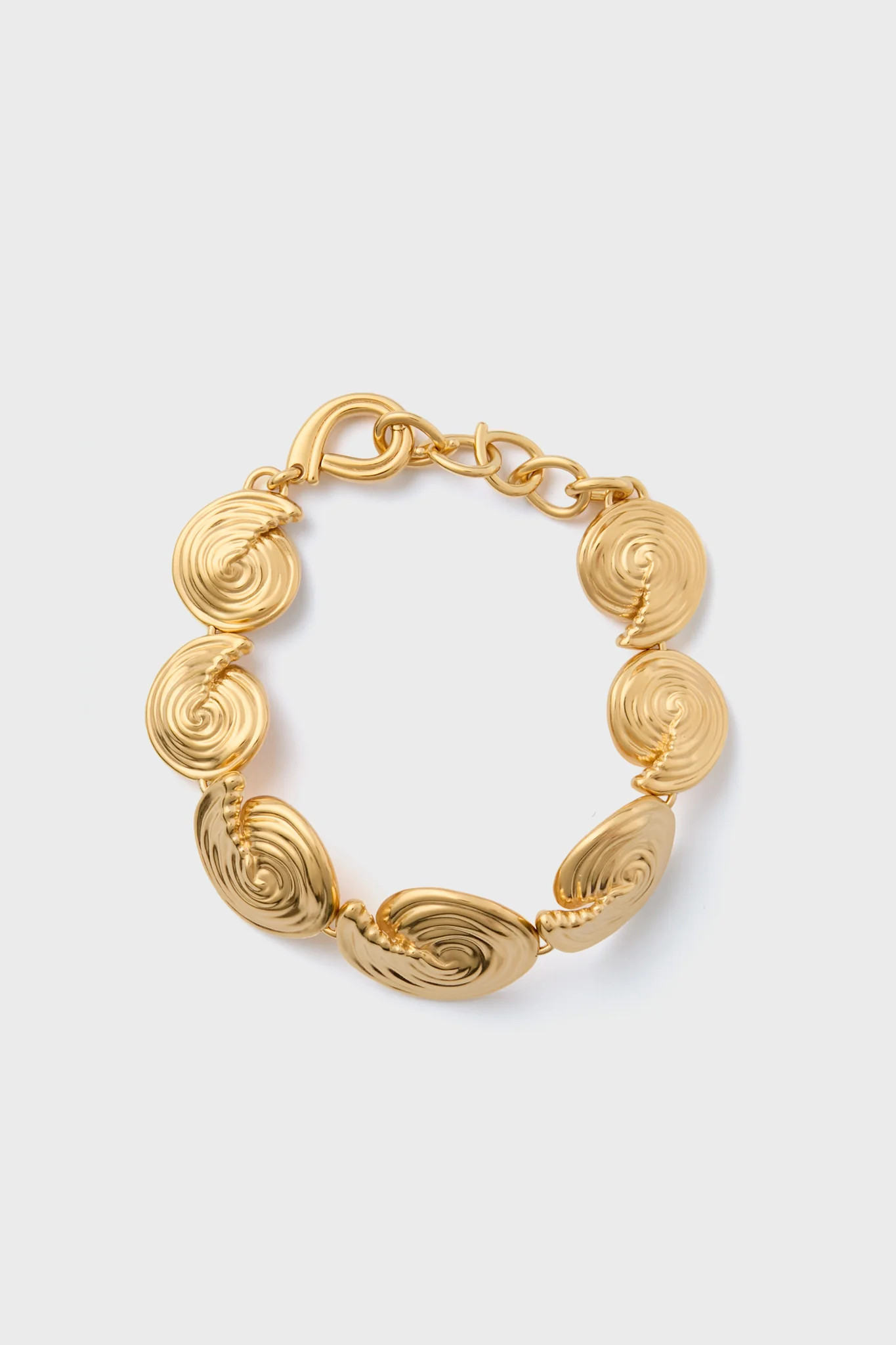 Gold Spiral Statement Chain Bracelet | Tuckernuck (US)