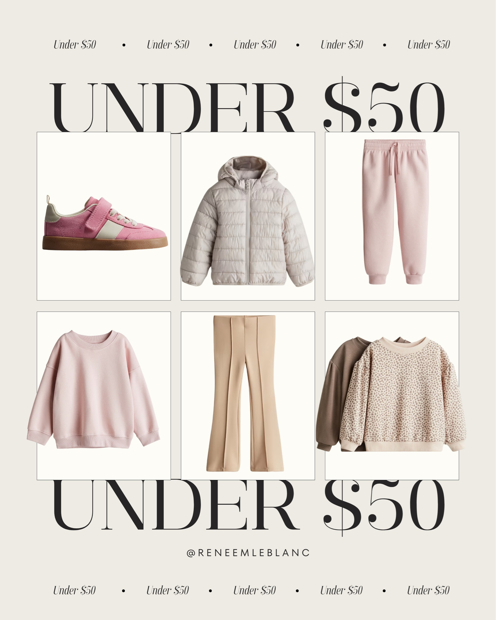 Affordable & adorable finds under $50! These cozy essentials are perfect for keeping your little ones stylish and comfy this season. Shop everything from warm puffers to cute sneakers and mix-and-match staples! Tap to shop now before they sell out! 

#KidsFashion, #Under50, #AffordableStyle, #CozyKidsWear, #KidsClothingDeals, #StylishKids, #WinterEssentials, #KidsWardrobe, #AdorableFinds, #LTKKids