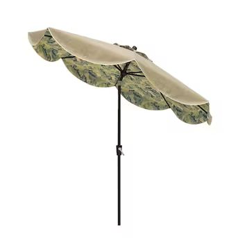 allen + roth 9-ft Wheat and Green with s Colors Market Patio Umbrella | Lowe's