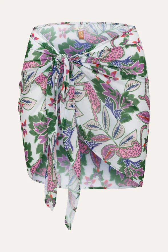 Printed Sarong Bathing Suit Wrap: Tropic or Mosaic | Nua Swim