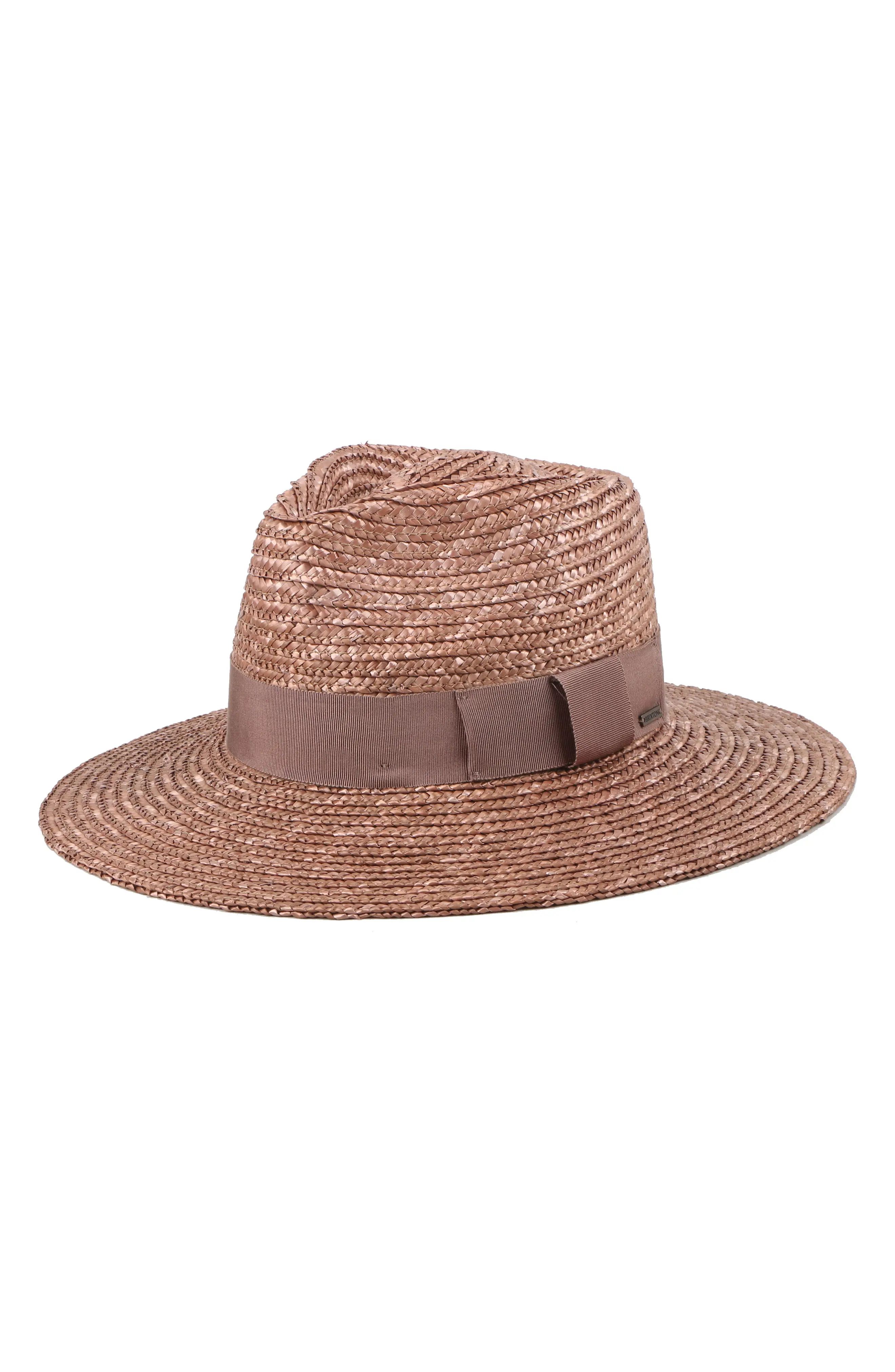Brixton Joanna Straw Hat in Lilac at Nordstrom, Size X-Small | Nordstrom