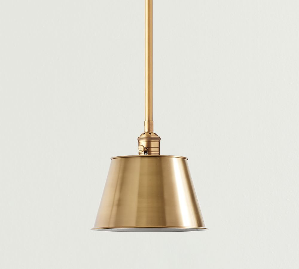Tapered Metal Pole Pendant | Pottery Barn (US)