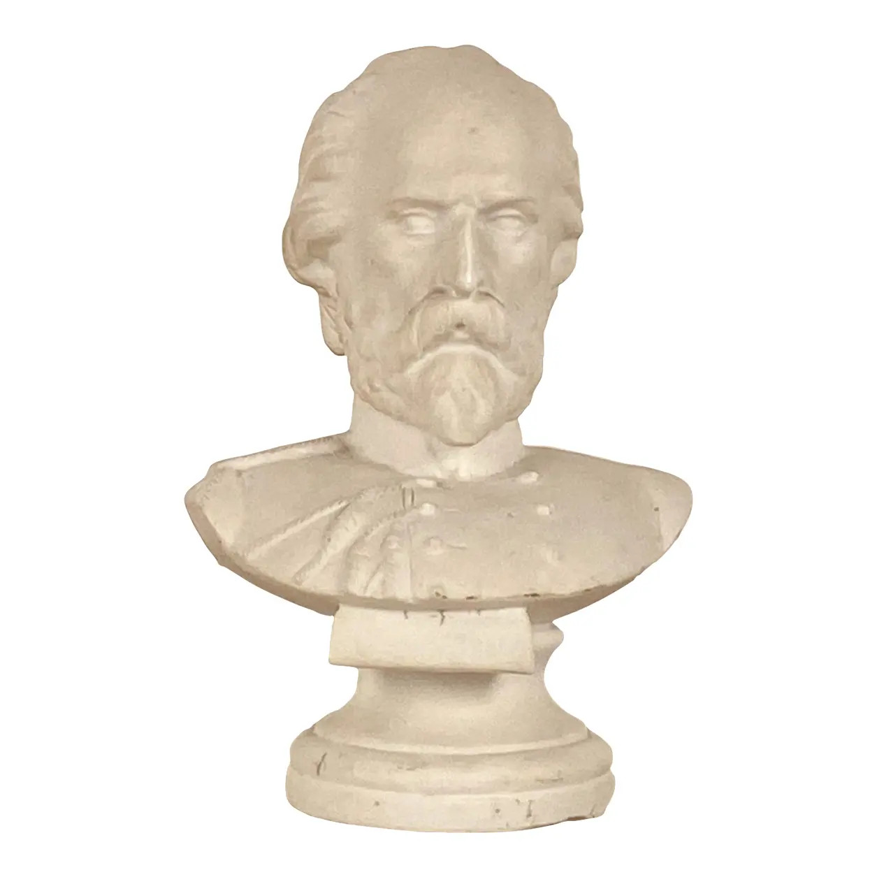 Bisque Porcelain Bust of Garibaldi | Chairish
