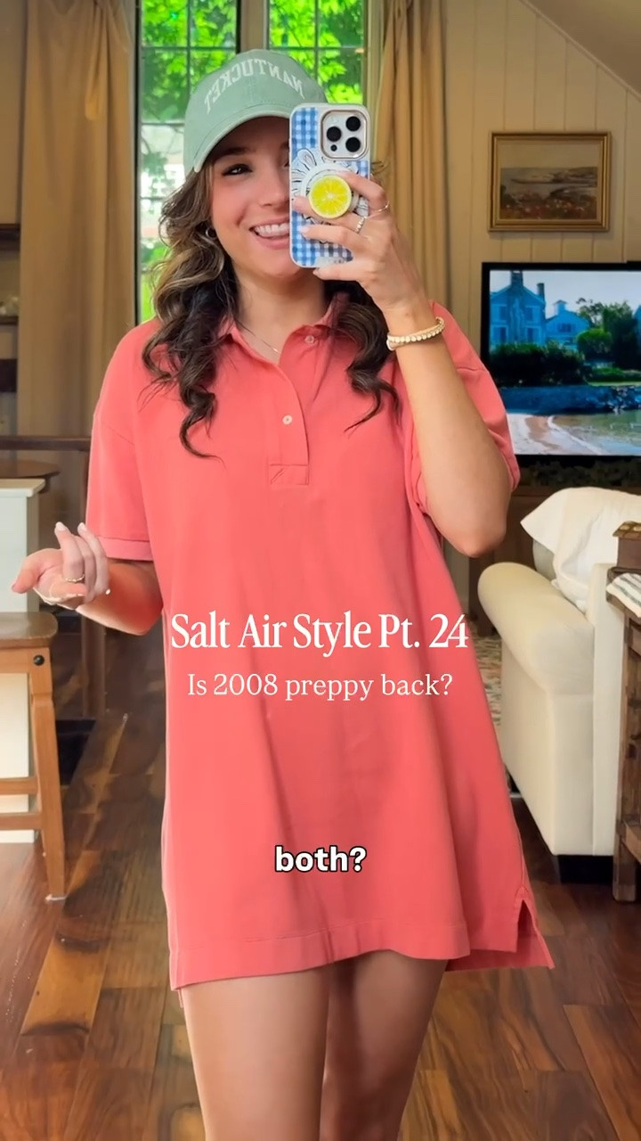 2008 preppy is calling in the form of the cutest t-shirt dress from @Tuckernuck 🦞🌊

summer staples / summer outfit / summer outfit inspiration / cute summer outfit / coastal grandmother / coastal granddaughter / classic style / cute summer clothes / tuckernuck / nantucket / preppy / murrays toggery / nantucket red / shirt dress / moccasins / boat shoes / baseball hat