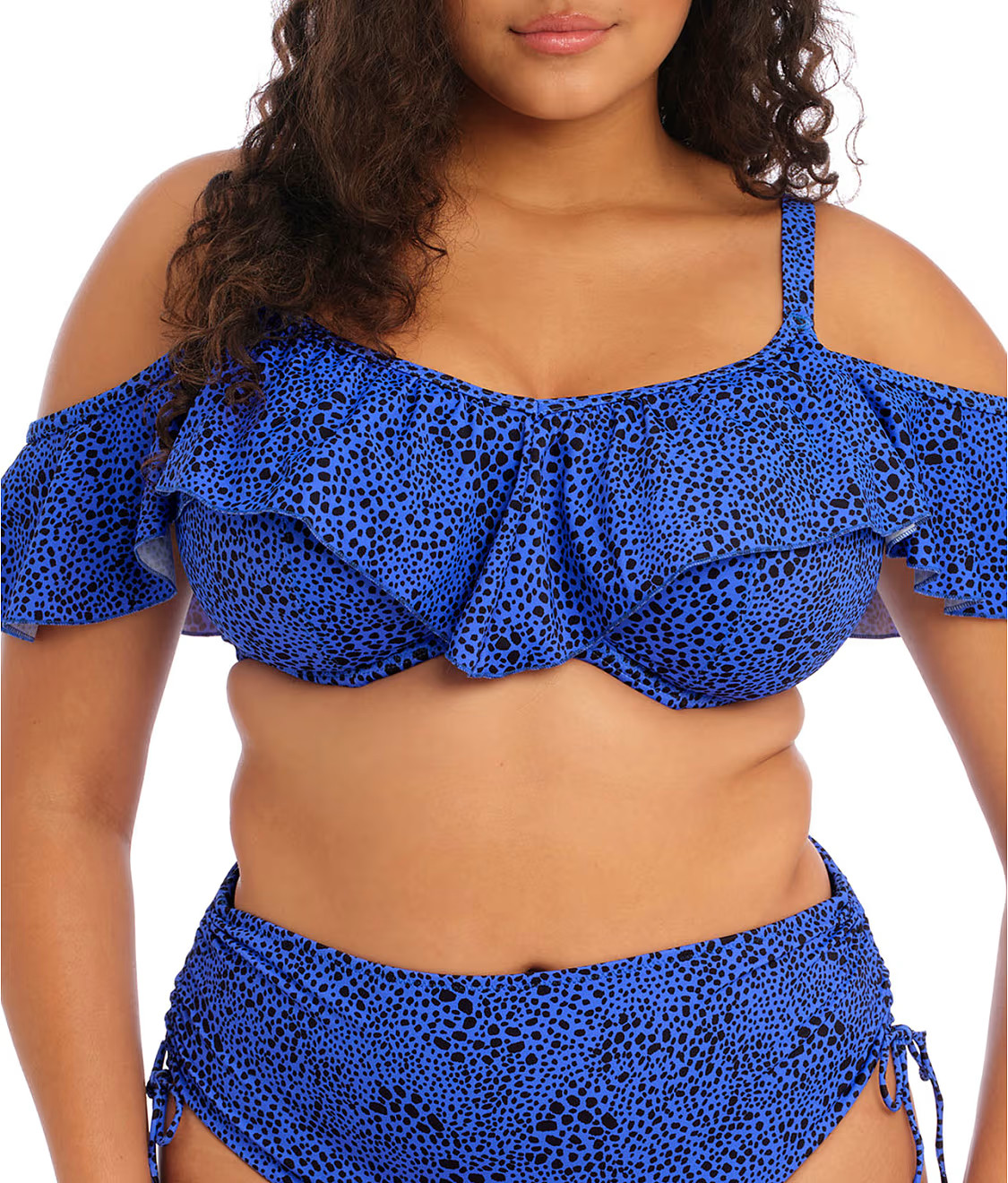Plus Size Pebble Cove Ruffle Underwire Bikini Top | Bare Necessities