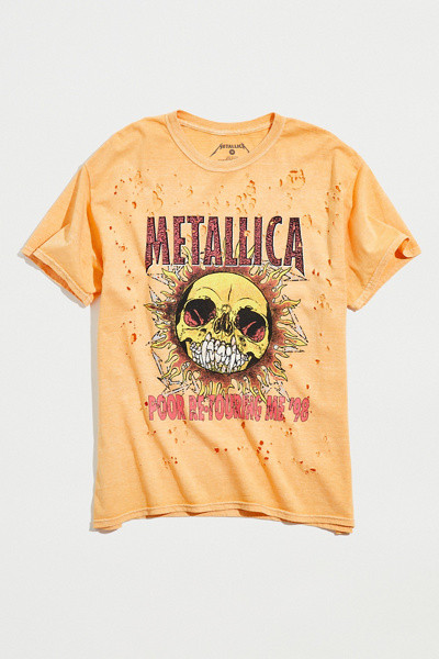 Metallica Sun Distressed Vintage Wash Tee | Urban Outfitters (US and RoW)