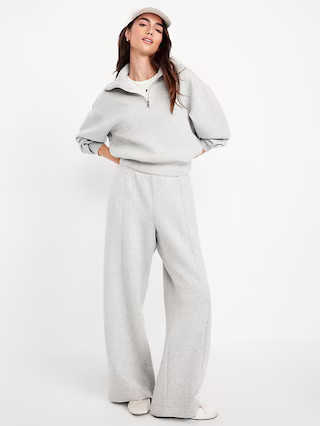 Bounce Fleece Half-Zip Pullover Sweatshirt | Old Navy (US)