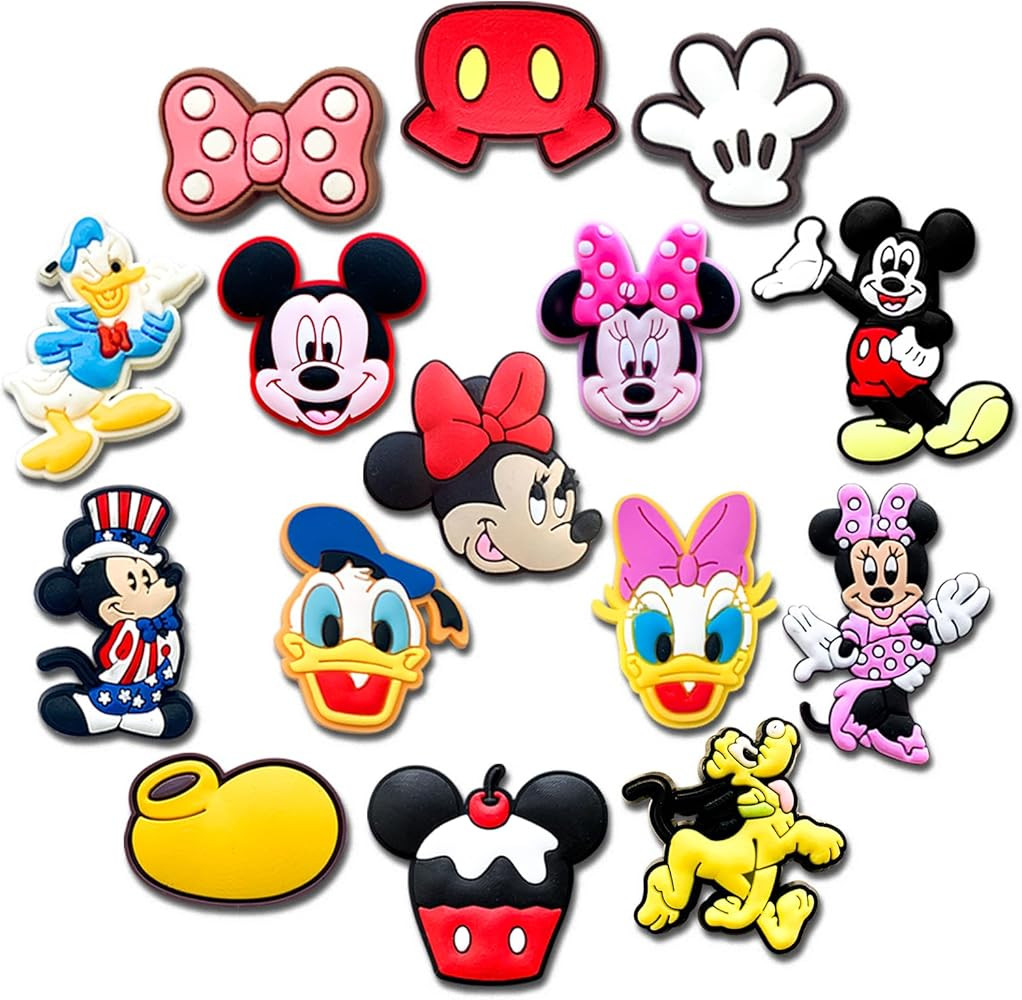 Cartoon Charms for Croc Clog Shoes Decoration, Cute Charms Accessories for Kids Girls Boys Party ... | Amazon (US)