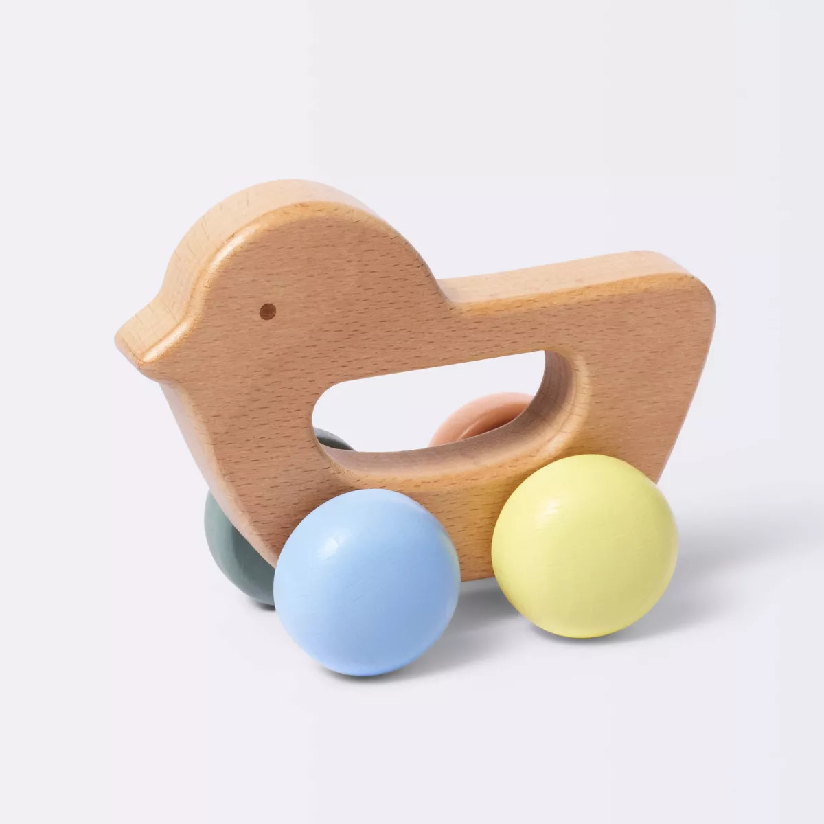 Wooden Baby Rattle - Easter Chick - Cloud Island™ | Target