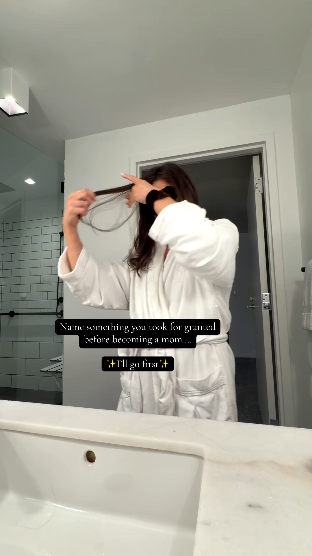 So you are saying we get to go to bed and wake up whenever WE want to?!

Name something you took for granted before becoming a parent…

It is crazy how just the small things can recharge you as a mom. Getting ready with out feeling rushed or having someone ask for 100 things…

Wouldn’t change it for the world but man is it nice to have one night to recharge and have a little getaway with my husband ❤️

Very thankful. 

#thankful #sahm #motherhood #parents #parentsnightout 