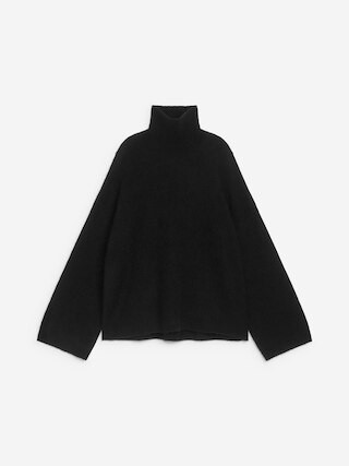 Roll-Neck Jumper – Black – Women – ARKET GB | Arket UK