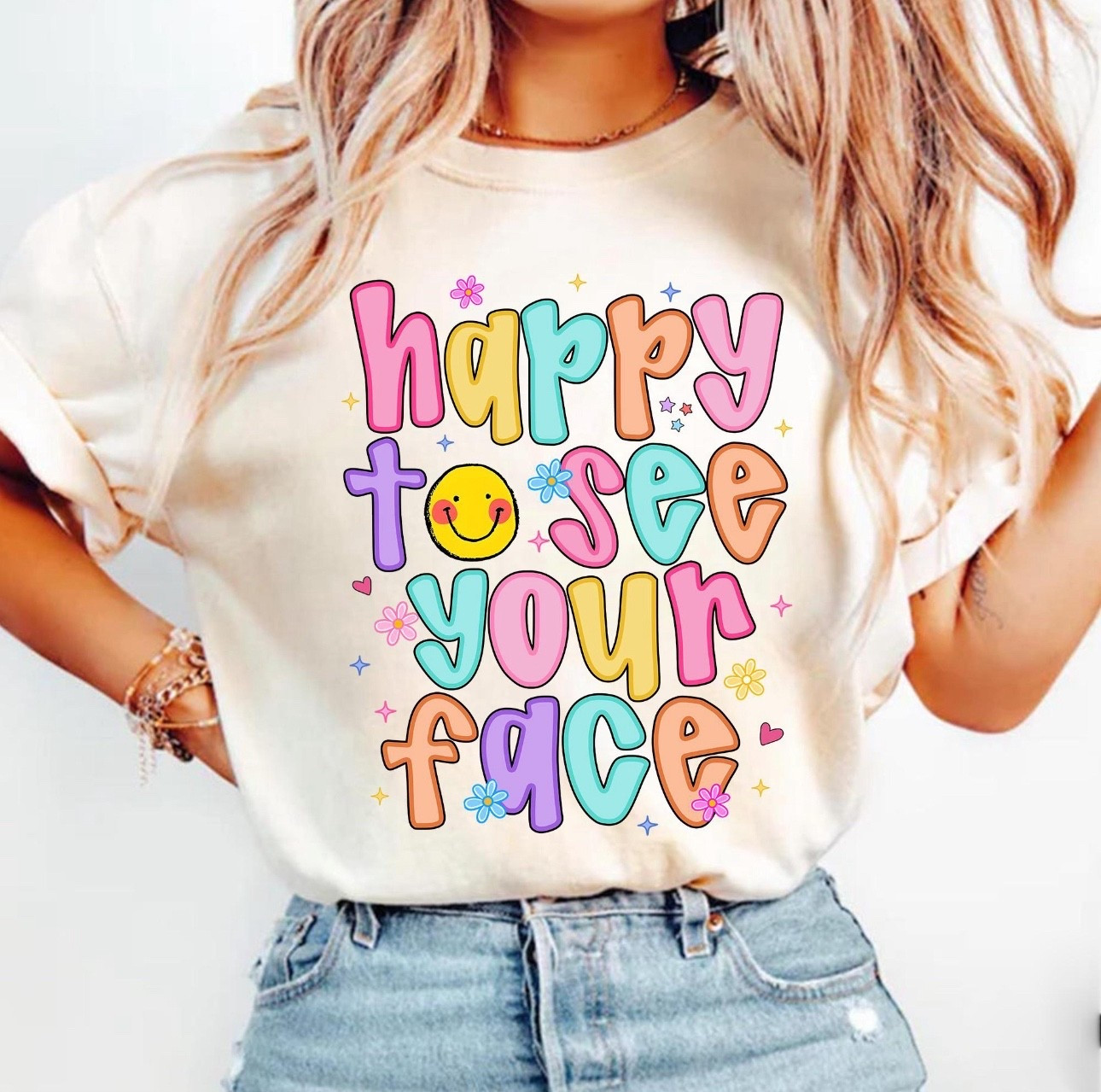 30% off 🎉

Happy To See Your Face, Teacher Back To School Shirt, Cute Teacher Shirt, Teacher Life Shirt, New Teacher Gifts, Elementary Teacher Shirt

#LTKSaleAlert #LTKStyleTip