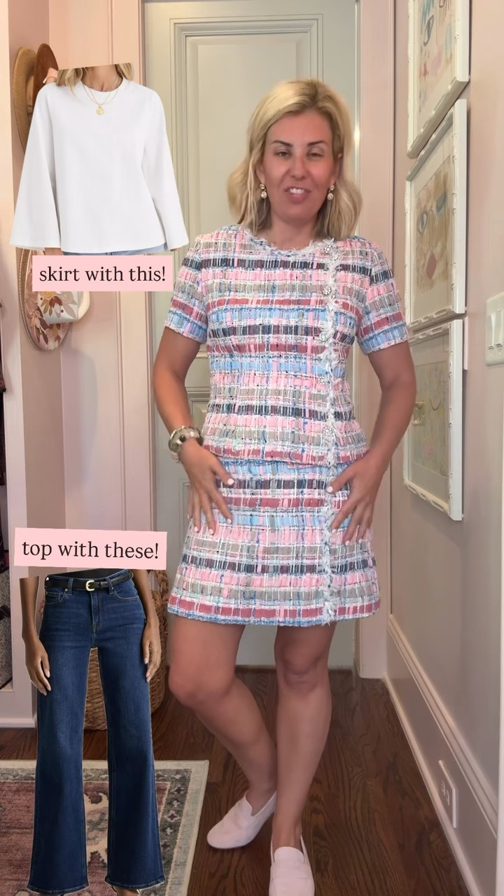 The most beautiful fabric ever! Totally mixing this set with all the things. 
Top -  xs
Skirt - small
Loafers - 7.5 (sized 1/2 down) 

*code Catherine20 at Allie + Bess

#LTKdayinmylife #LTKootd #LTKmomlife