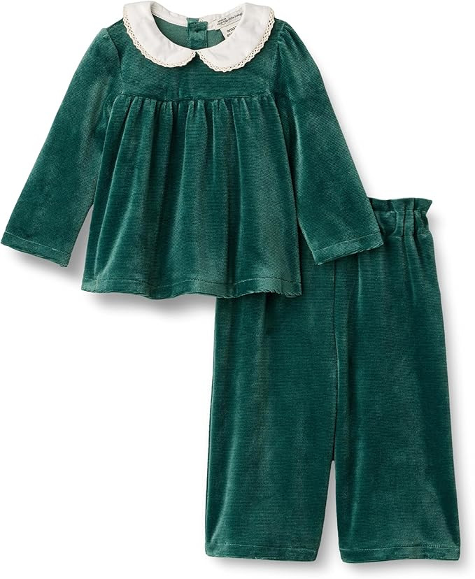 Amazon Essentials x Sofia Grainge Toddlers and Baby Girls' Corduroy Velour Set | Amazon (US)