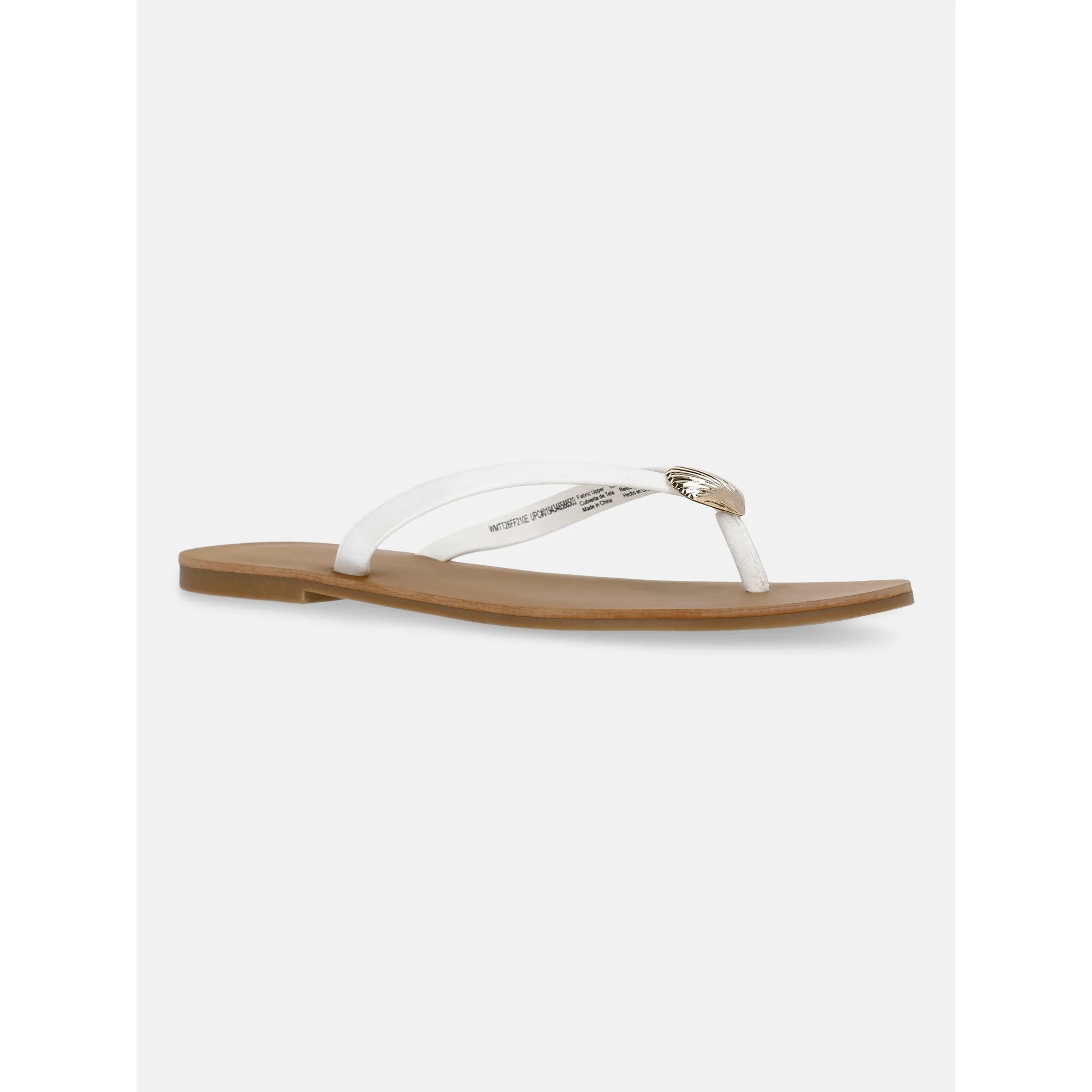 Time and Tru Women's Ornament Thong Sandals | Walmart (US)