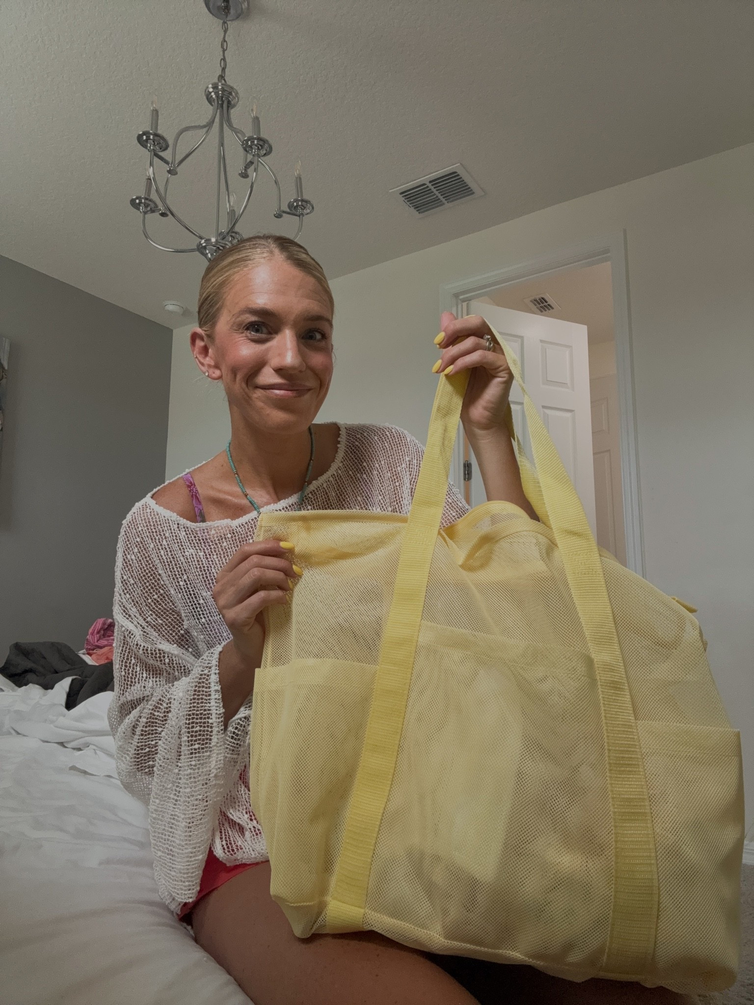 What I packed to the pool while on vacation as a toddler mom