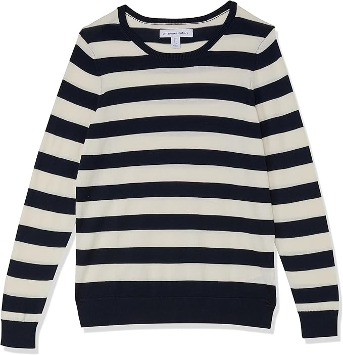 Amazon Essentials Women's Long-Sleeve Lightweight Crewneck Sweater (Available in Plus Size) | Amazon (US)