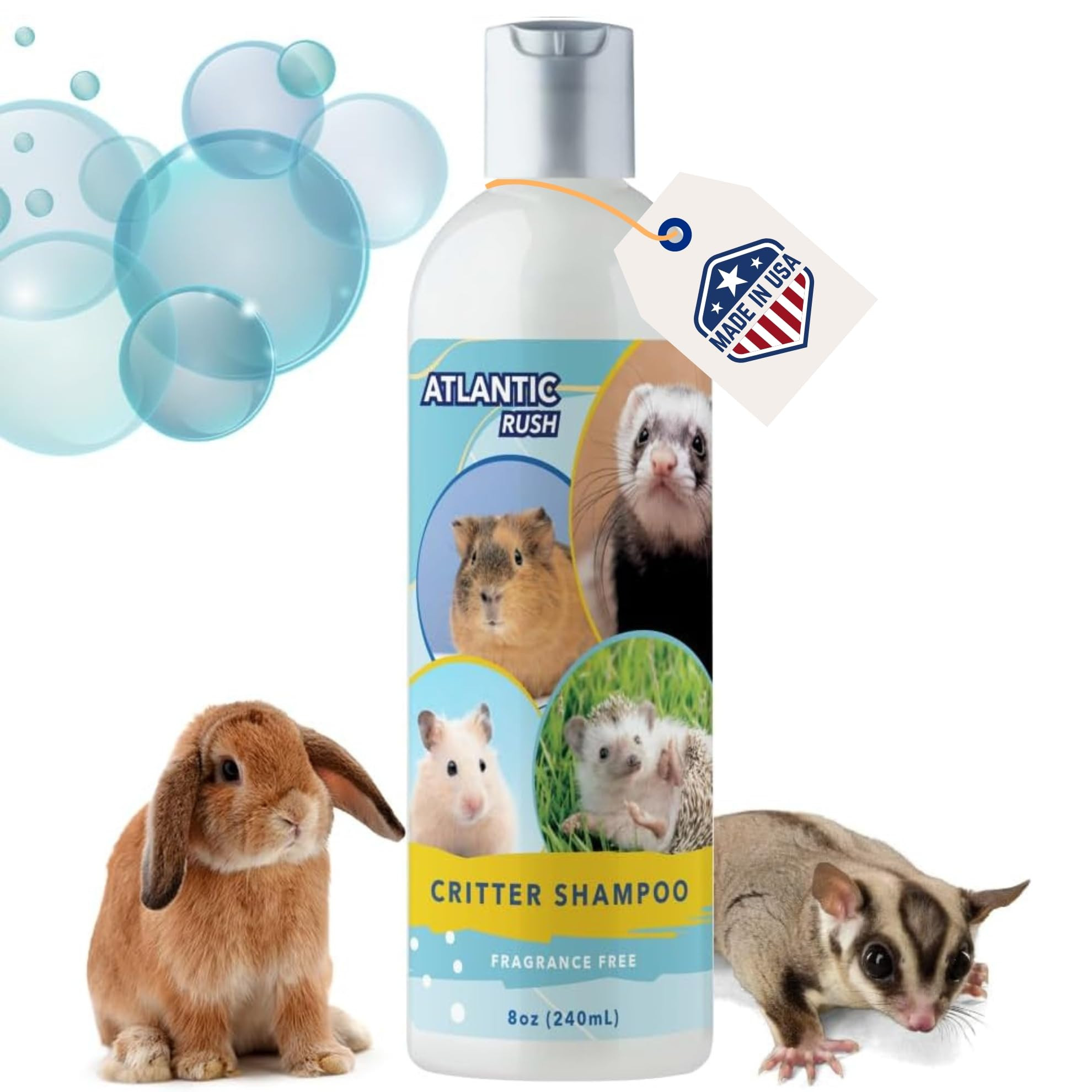 Critter Shampoo for Small Pets -Small Animal Fragrance & Detergent Free Shampoo - Sensitive Skin ... | Amazon (US)