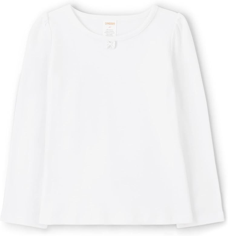 Gymboree Girls and Toddler Long Sleeve Basic Layering Shirt | Amazon (US)