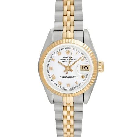 Pre-Owned Rolex Ladies Datejust 26mm Stainless Steel and Yellow Gold Jubilee Wristwatch | Walmart (US)