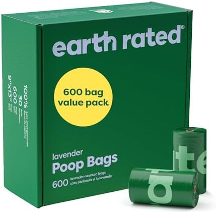 Earth Rated Dog Poop Bags Value Pack, Leak-Proof and Extra-Thick Pet Waste Bag for Big and Small ... | Amazon (US)