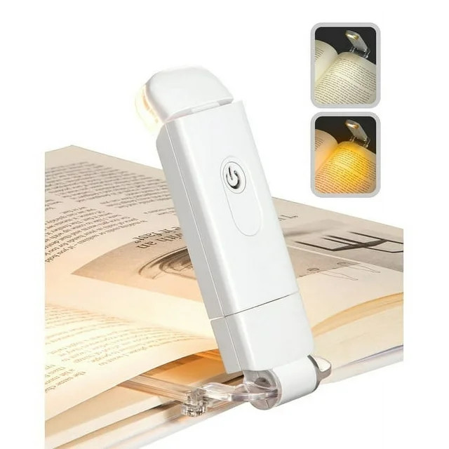 DEWENWILS Book Light Rechargeable 4 Brightness Adjustable for Reading,Amber Reading Lights for Bo... | Walmart (US)