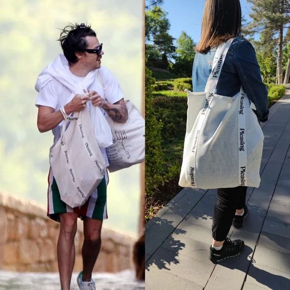 Harry Styles Pleasing Travel Bag Beach Bag Harry's - Etsy | Etsy (US)