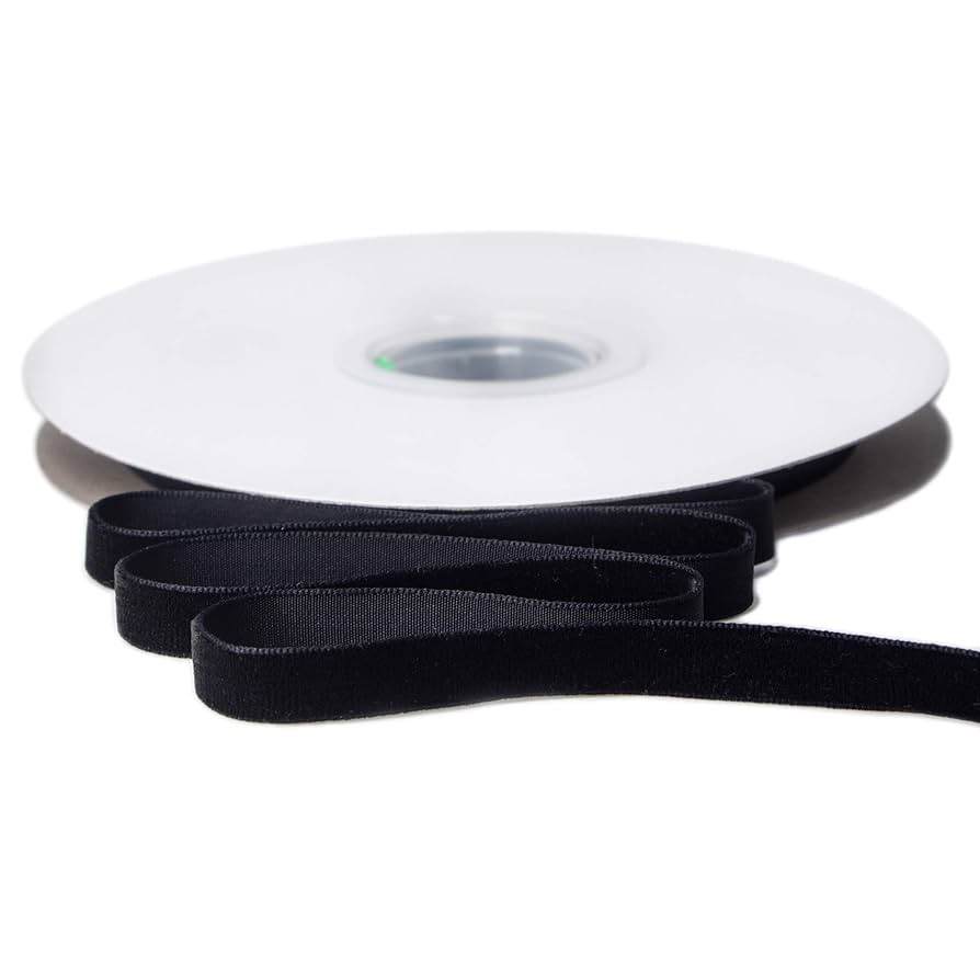 Ribbli Polyester Black Velvet Ribbon,3/8 Inch,10-Yard Spool,Use for Choker,Gift Wrapping,Floral B... | Amazon (US)