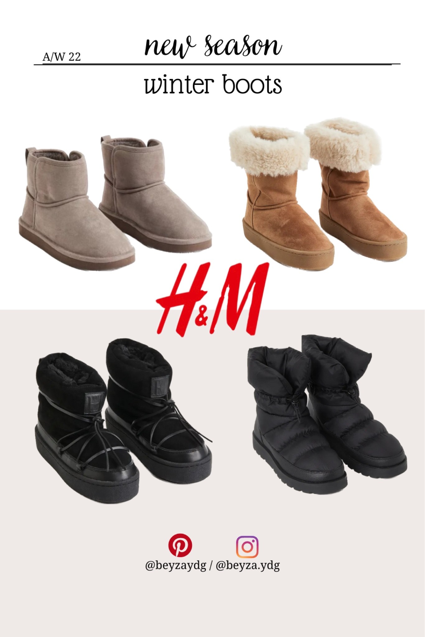 New and trendy winter boots from H&M 
winter boots, uggs, dupes, cozy shoes, fall boots

#LTKSeasonal #LTKstyletip #LTKeurope