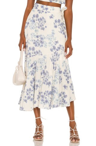 Peony Swimwear Forever Wrap Skirt in Flannel from Revolve.com | Revolve Clothing (Global)