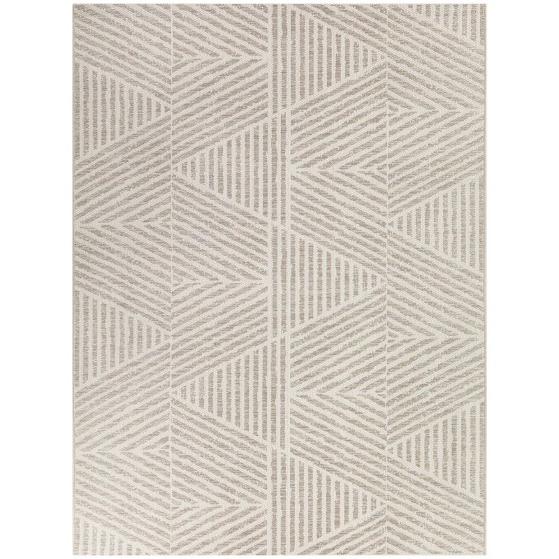 Gerren Geometric Indoor / Outdoor Rug | Wayfair North America