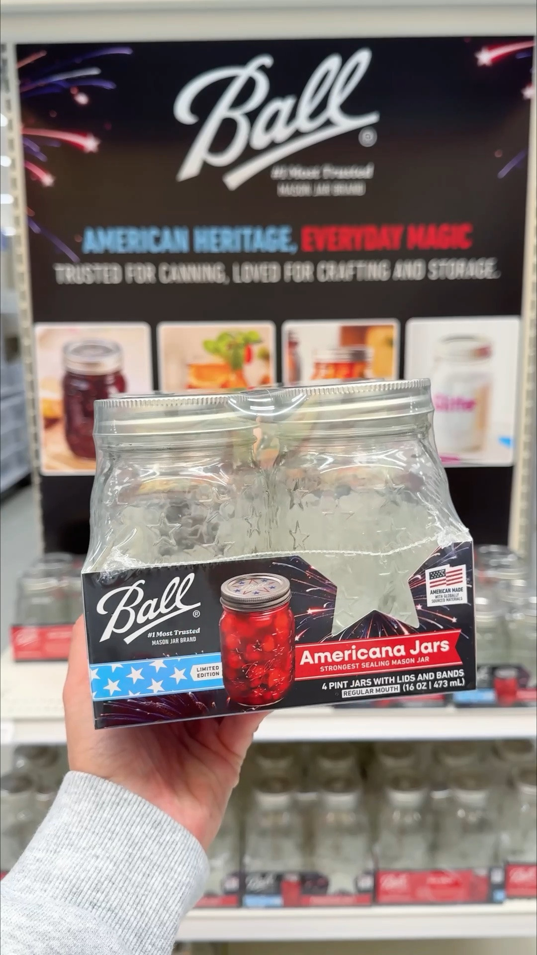 Target Ball mason jars, 250 anniversary, red white and blue, patriotic, Memorial Day weekend, Fourth of July, target summer, target home, target finds, target favorites, target must haves 

These Ball mason jars for the 250th Anniversary are SO cute!😍🇺🇸⭐️ perfect for your drinks, desserts, hosting, etc!🍒🍦

#LTKSeasonal #LTKHome