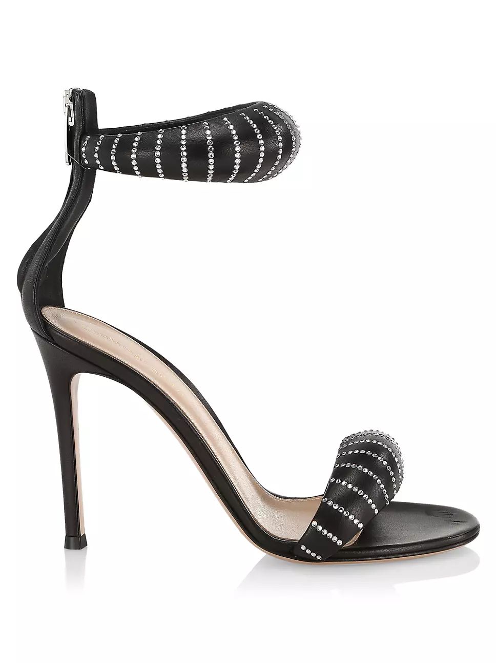 Gianvito Rossi Bijoux Sequined Nappa Leather Sandals | Saks Fifth Avenue