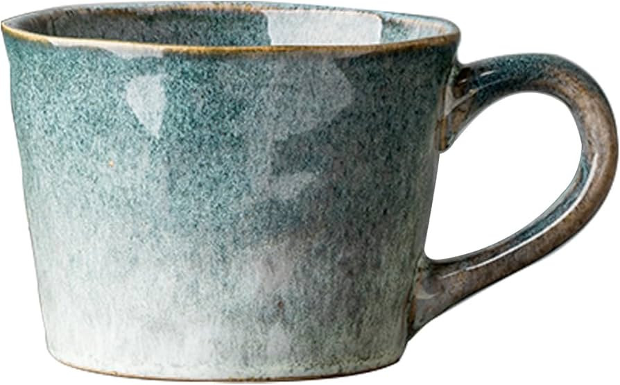 Ceramic Coffee Mug, 12 oz Tea Cup with Handle, Vintage Coffee Cup for Office and Home, Dishwasher... | Amazon (US)