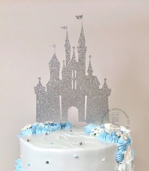Princess Castle Cake Topper | Birthday Castle Cake Topper | Glitter Cake Topper | Custom Cake Dec... | Etsy (US)
