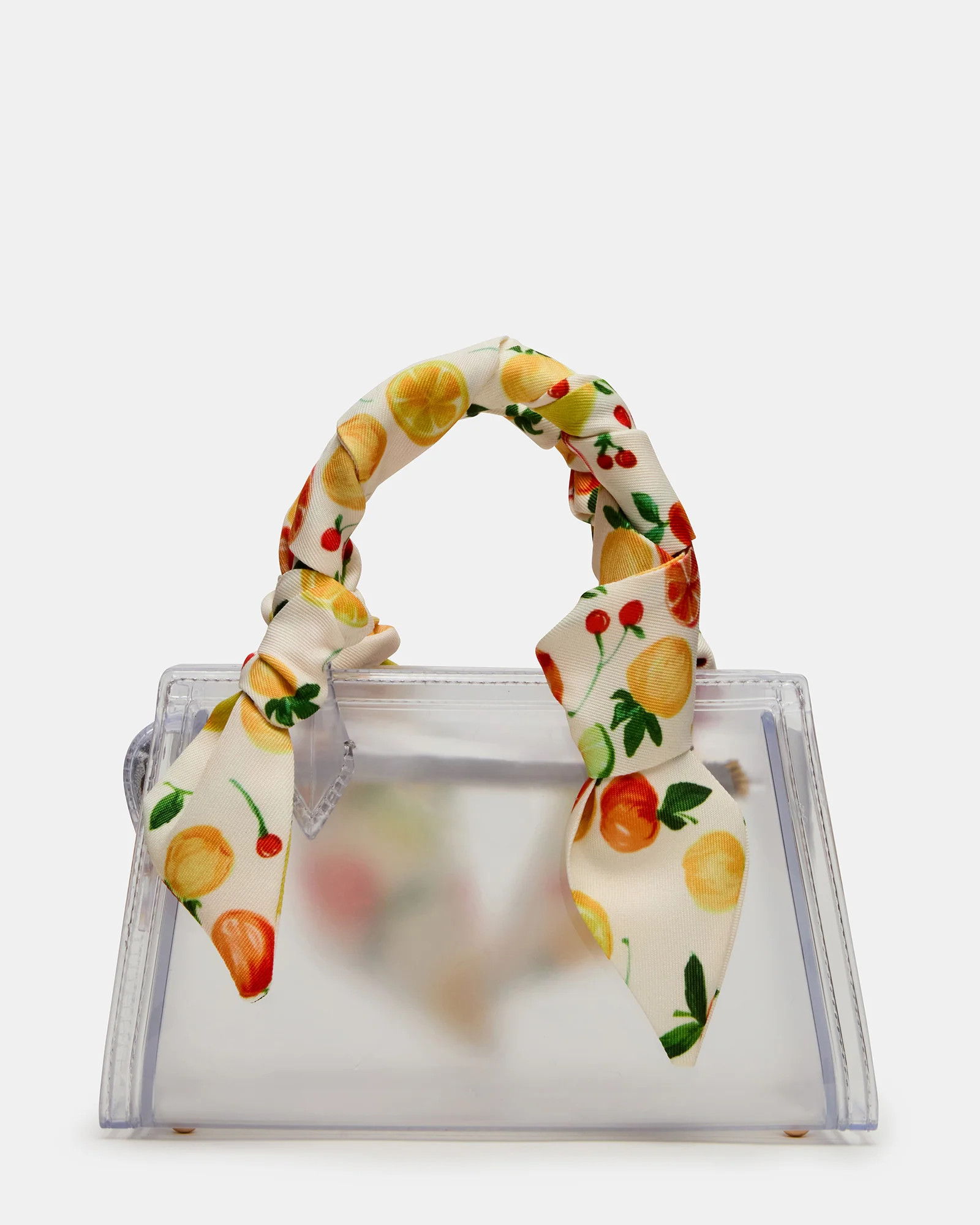 PEACH Jelly Bag Clear Mini Crossbody Top-Handle Handbag | Steve Madden (US)