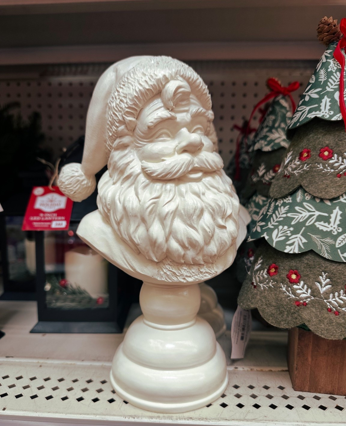 How adorable is this Santa decoration?! Would be so cute on a mantle, shelves, table top or buffet! This is definitely a Walmart hit this year! Only 14!! It’s modern, sleek, and cozy all in one! 

#LTKFindsUnder50 #LTKHome #LTKStyleTip